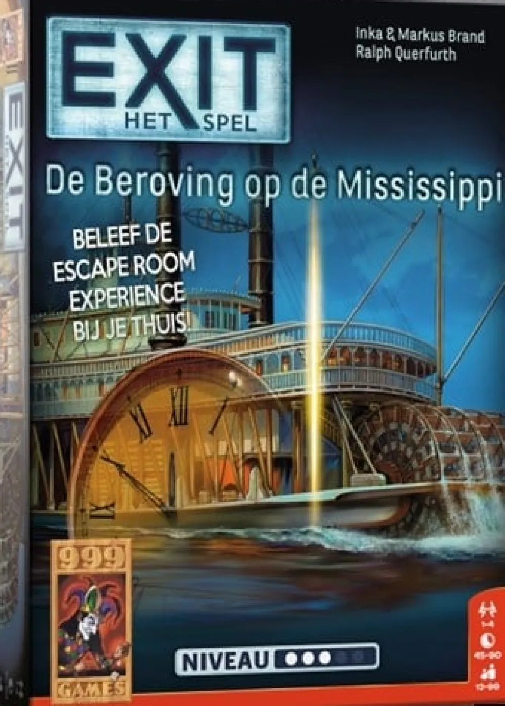 999 Games 999 Bord,- Kaart,- En Dobbelspellen|Spellen Voor 1 Speler^1006 Games Exit - De beroving op de Mississippi - Breinbreker