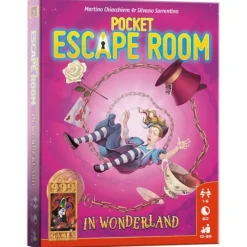 Houtendiershop 999 Bord,- Kaart,- En Dobbelspellen|Spellen Voor 1 Speler^1002 Games Pocket Escape Room: in Wonderland - Breinbreker