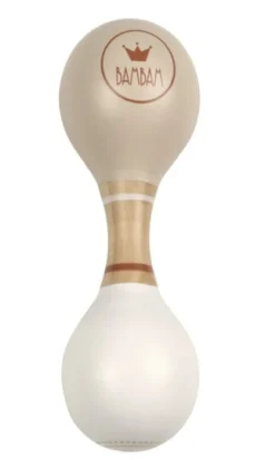 BamBam Muziek^Maracas Beige Hout in Giftbox