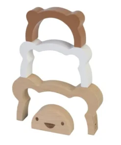 BamBam Babyspeelgoed^Stapelfiguur Bear Stacker Eco Friendly