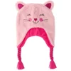 BB Klostermann Kinderkleding^Muts Kat met Vlechten Roze
