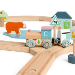 Bigjigs Treinen^Treinset Houten Dieren