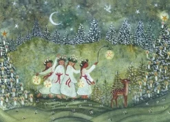 Bijdehansje Wenskaarten^Postkaart Advent