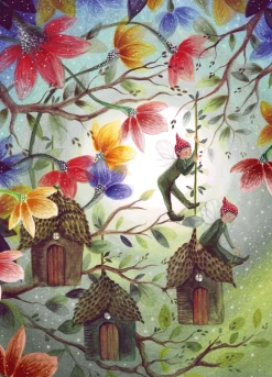 Bijdehansje Wenskaarten^Postkaart Little Lodges