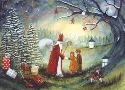 Bijdehansje Wenskaarten^Postkaart Sint Nicolaas