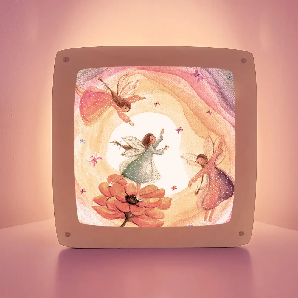 Bijdehansje Lampen^Seizoensplaat Butterfly Fairies