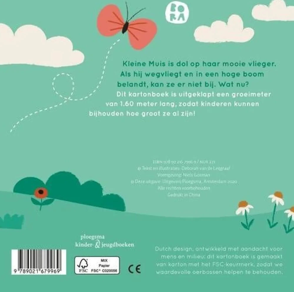 Bora Bekijk Alles|Groeimeters^Kleine Muis Boek met Groeimeter