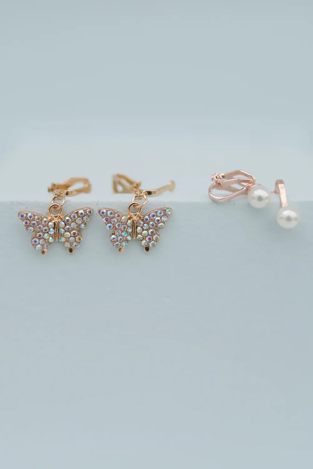 Great Pretenders Sieraden^Boutique Butterfly Clip On Earrings, 2 Sets