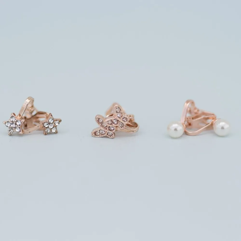 Great Pretenders Sieraden^Boutique Dazzle Clip On Earrings, 3 Sets