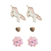 Great Pretenders Sieraden^Boutique Unicorn Studded Earrings, 3 Sets