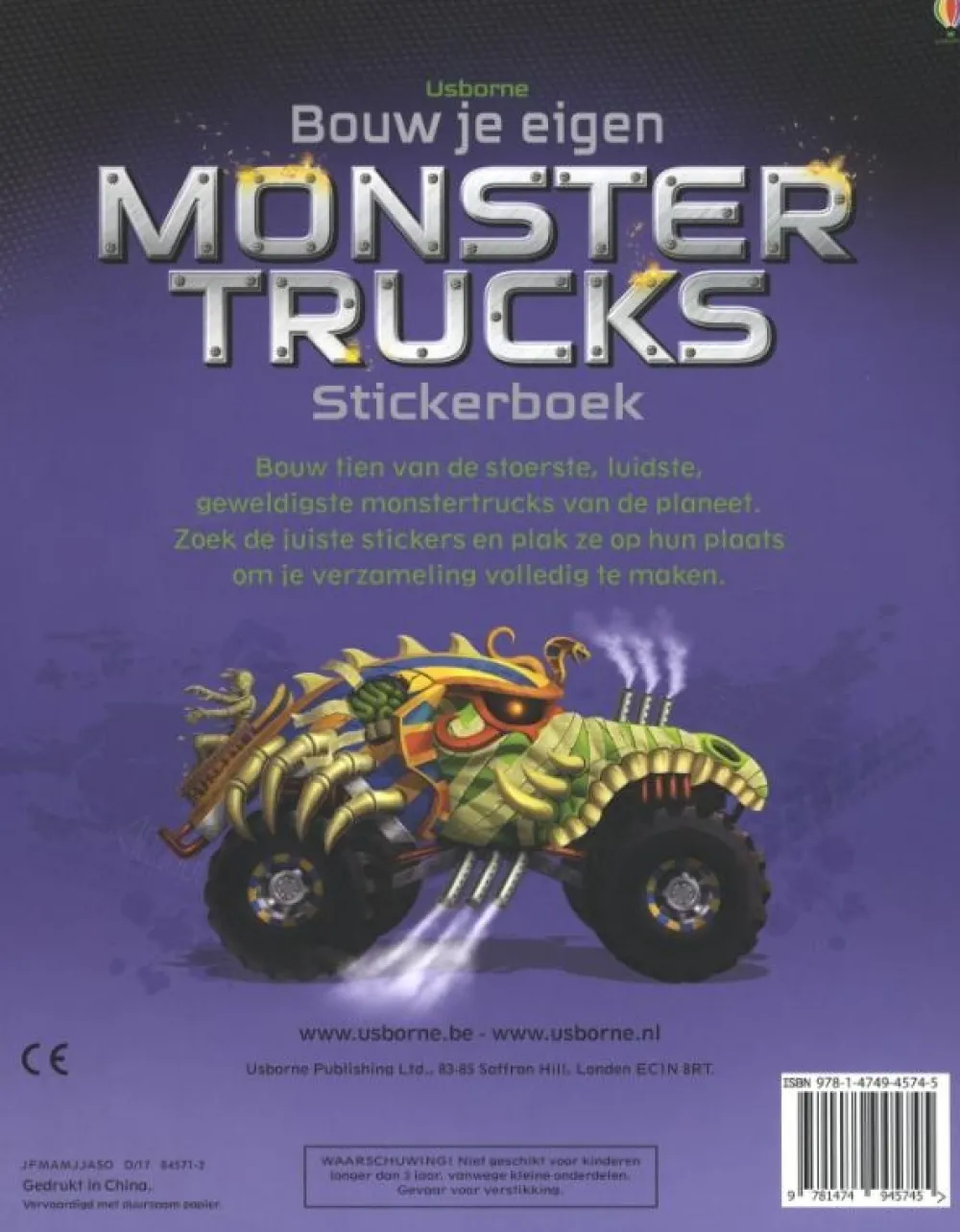 Uitgeverij Usborne Hobbyboeken^Bouw je eigen monstertrucks