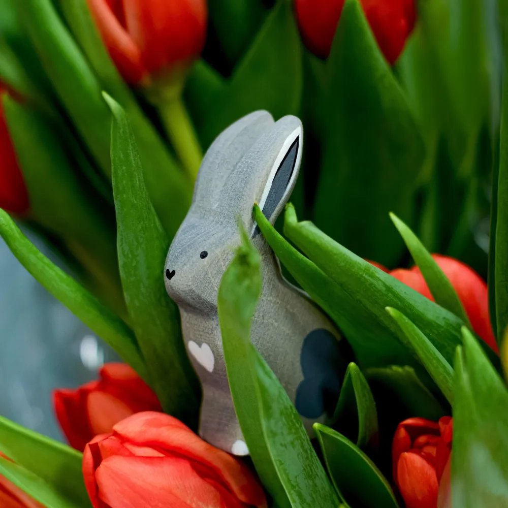 bumbu toys Figuren En Toebehoren^Konijn Grijs Zittend