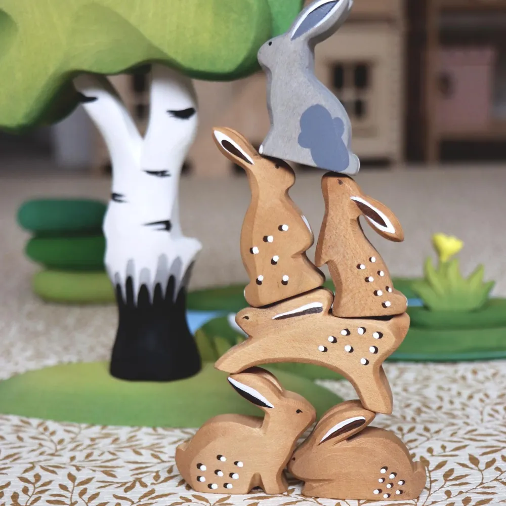 bumbu toys Figuren En Toebehoren^Konijn Grijs Zittend