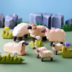 bumbu toys Schapen|Boerderijdieren^Schaapskudde set 7-delig