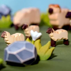 bumbu toys Schapen|Boerderijdieren^Schaapskudde set 7-delig