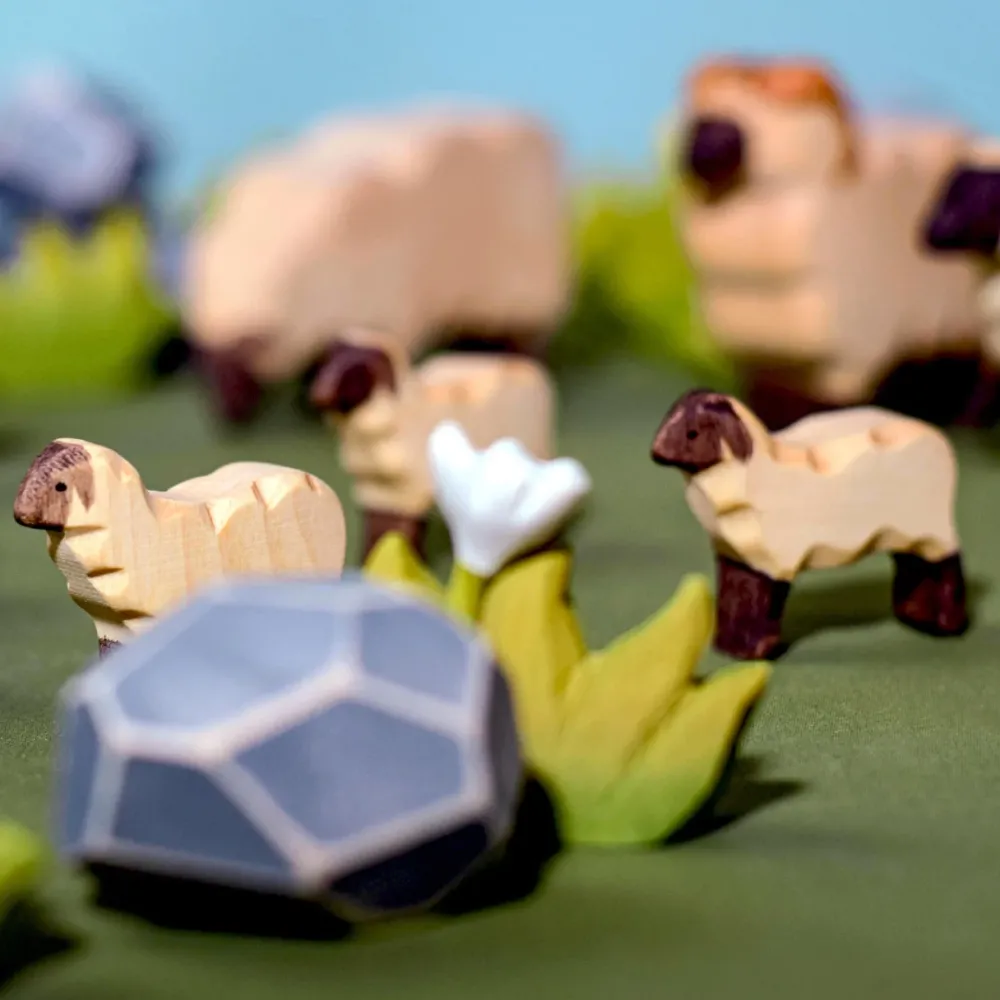 bumbu toys Schapen|Boerderijdieren^Schaapskudde set 7-delig