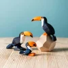 bumbu toys Vogels|Wilde Dieren^Toekan Familie set 3-delig