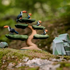 bumbu toys Vogels|Wilde Dieren^Toekan Familie set 3-delig