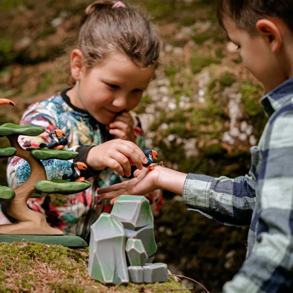 bumbu toys Vogels|Wilde Dieren^Toekan Familie set 3-delig