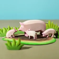 bumbu toys Varkens|Boerderijdieren^Varkens Familie set 4-delig