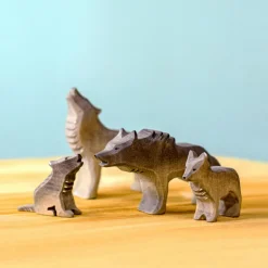 bumbu toys Hondachtigen|Bosdieren^Wolven set 4-delig
