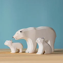 bumbu toys Zeedieren|Wilde Dieren^BumbuToys IJsbeer Klein Zittend