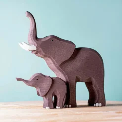 bumbu toys Olifanten|Wilde Dieren^BumbuToys Olifant Set 2-delig