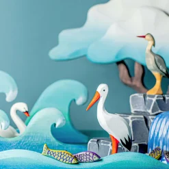 bumbu toys Vogels|Bosdieren^BumbuToys Ooievaar Staand