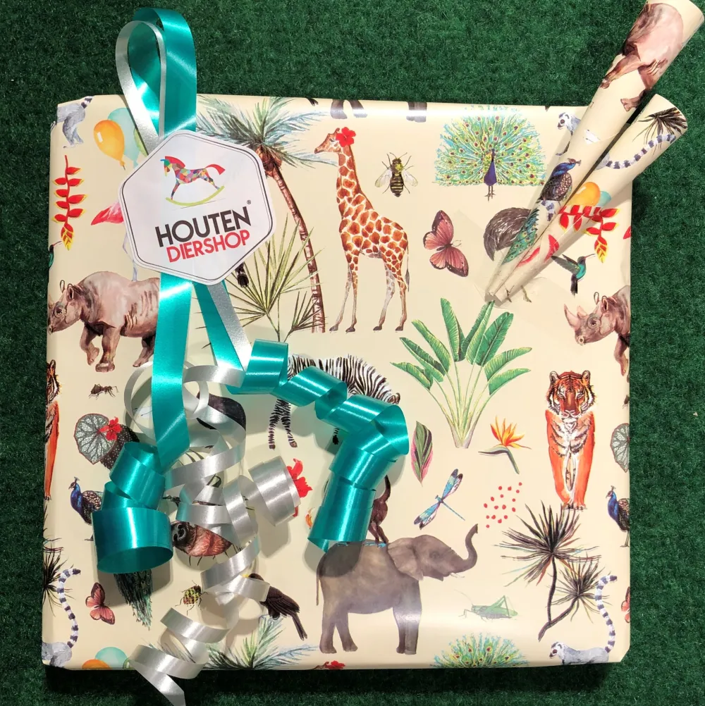 Houtendiershop Cadeaupapier^Cadeauverpakking