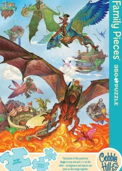 Cobble Hill Legpuzzels^Familiepuzzel Dragon Flight 350 pcs