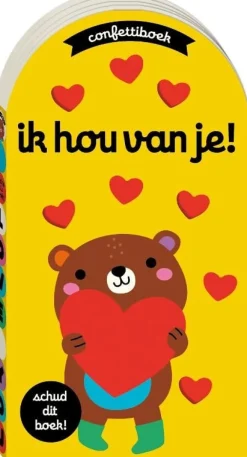 Image Books Bekijk Alles^Confetti boeken - Ik hou van je!