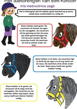crafty ponies Crafty Ponies^Halster Blauw