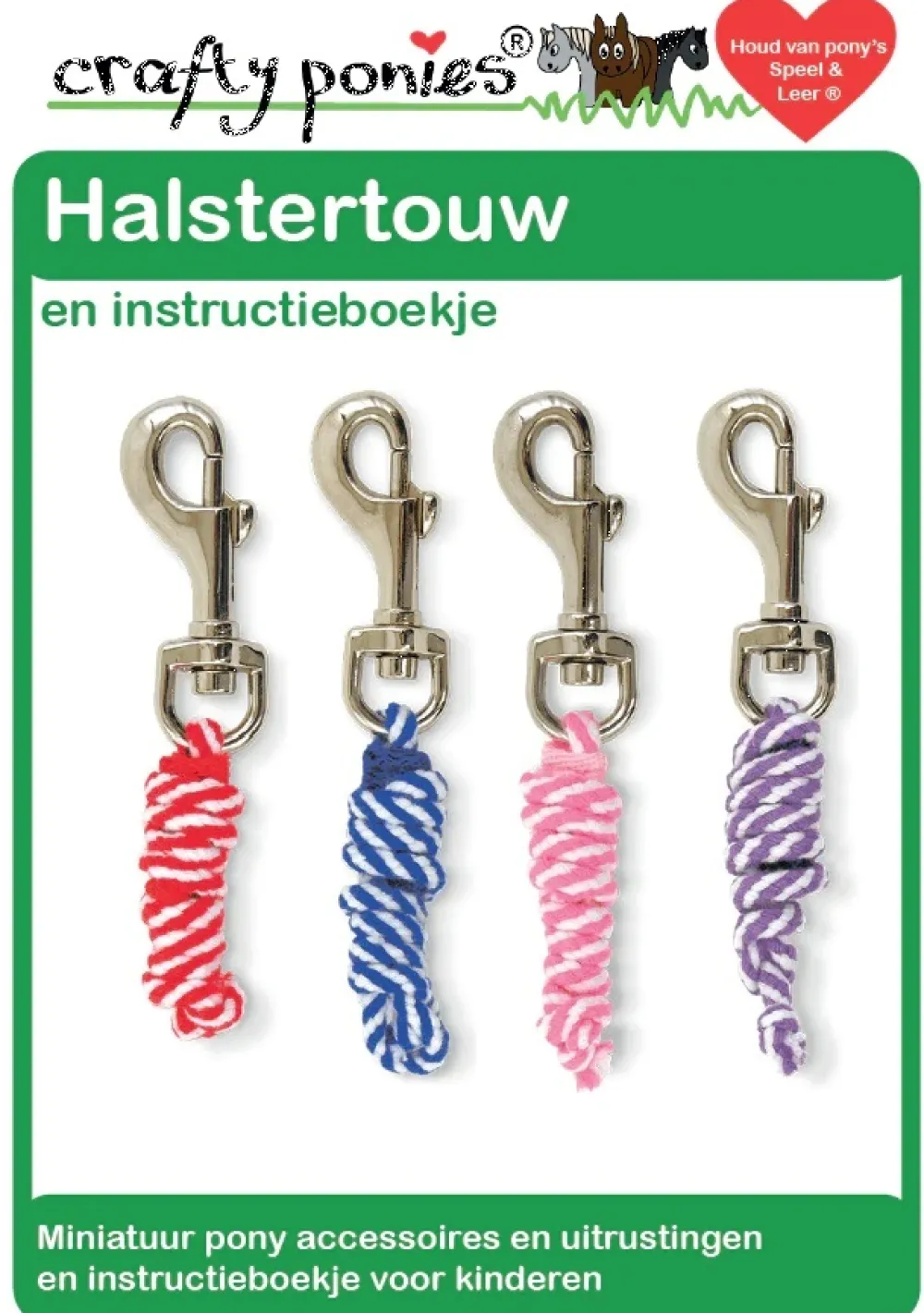 crafty ponies Crafty Ponies^Halstertouw Roze
