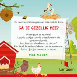 De Lantaarn Peuterboeken|Bekijk Alles^Puzzeltrein Boerderijdieren