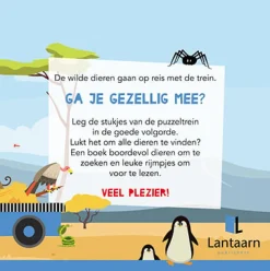 De Lantaarn Peuterboeken|Bekijk Alles^Puzzeltrein Wilde Dieren