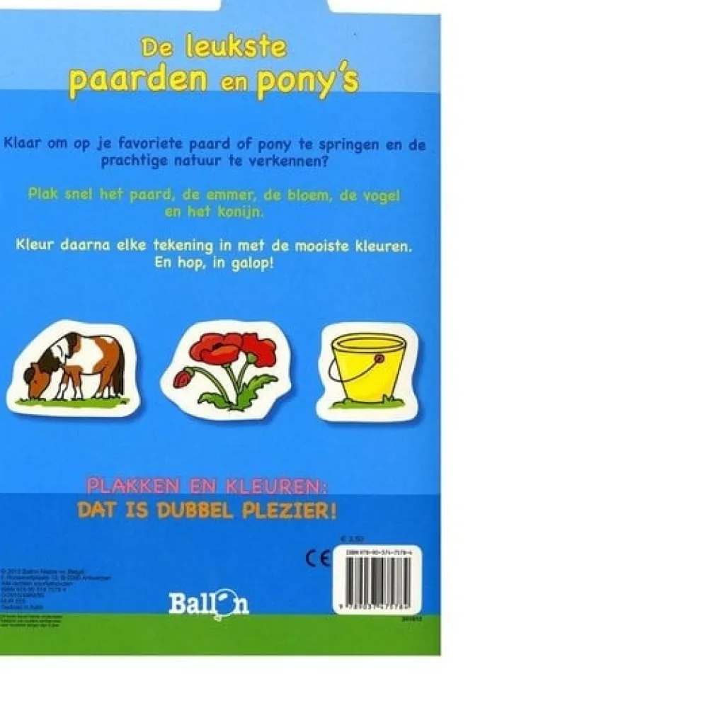 Ballon Kids Hobbyboeken^De leukste paarden en pony's plakboek