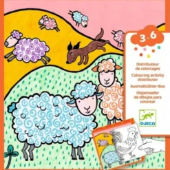 Djeco Creatief^Kleurplaten Boerderij