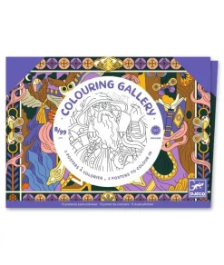 Djeco Creatief^Kleurplaten Heroïek in Portfolio Map 3-delig