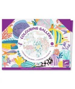 Djeco Creatief^Kleurplaten Japen in Portfolio Map 3-delig