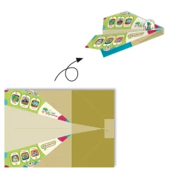 Djeco Creatief^Origami Vliegtuigen Level 3