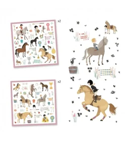 Djeco Creatief^Stickers Paarden
