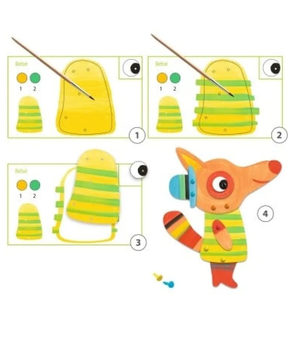 Djeco Creatief^The fox family