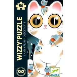 Djeco Legpuzzels^Wizzy Puzzle Cuddly cats 50 pcs