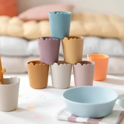 Done by Deer Kinderservies^Kinderbeker Mini Croco Blue