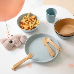 Done by Deer Kinderservies^Kinderbeker Mini Croco Blue