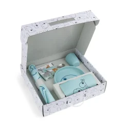 Done by Deer Kinderservies|Kraamcadeaus^Kinderservies Cadeauset Siliconen Blue