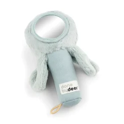 Done by Deer Babyspeelgoed|Knuffelspeelgoed^Rammelaar en Activiteitenknuffel Spiegel Jelly Blue