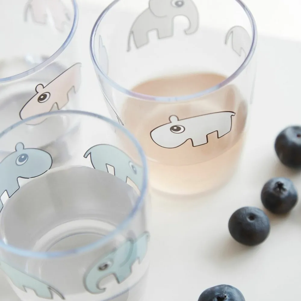 Done by Deer Kinderservies^Yummy Mini Glas Deer friends Powder