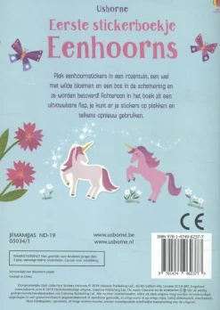 Uitgeverij Usborne Hobbyboeken^Eerste stickerboekje Eenhoorns