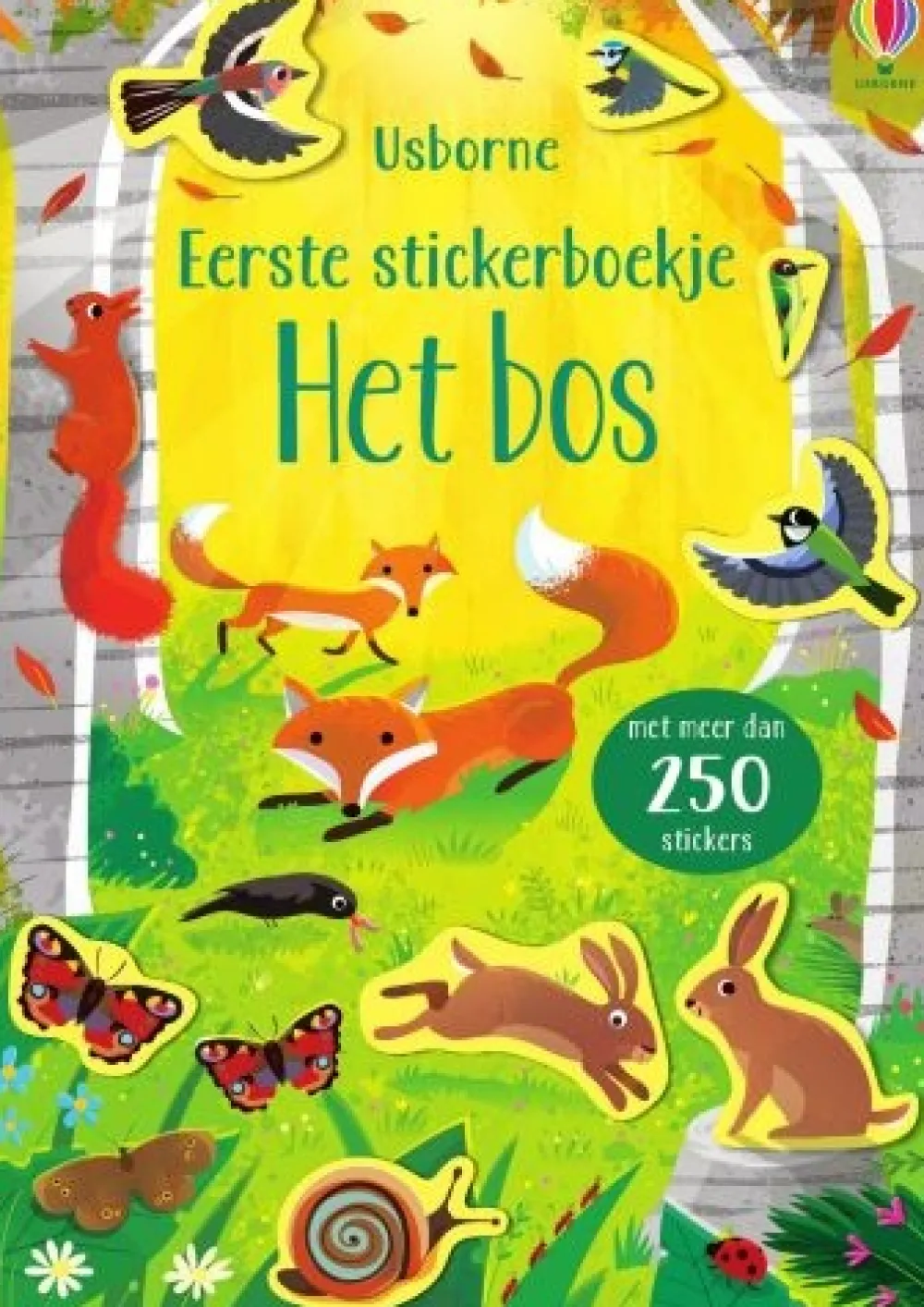 Uitgeverij Usborne Hobbyboeken^Eerste stickerboekje Het bos
